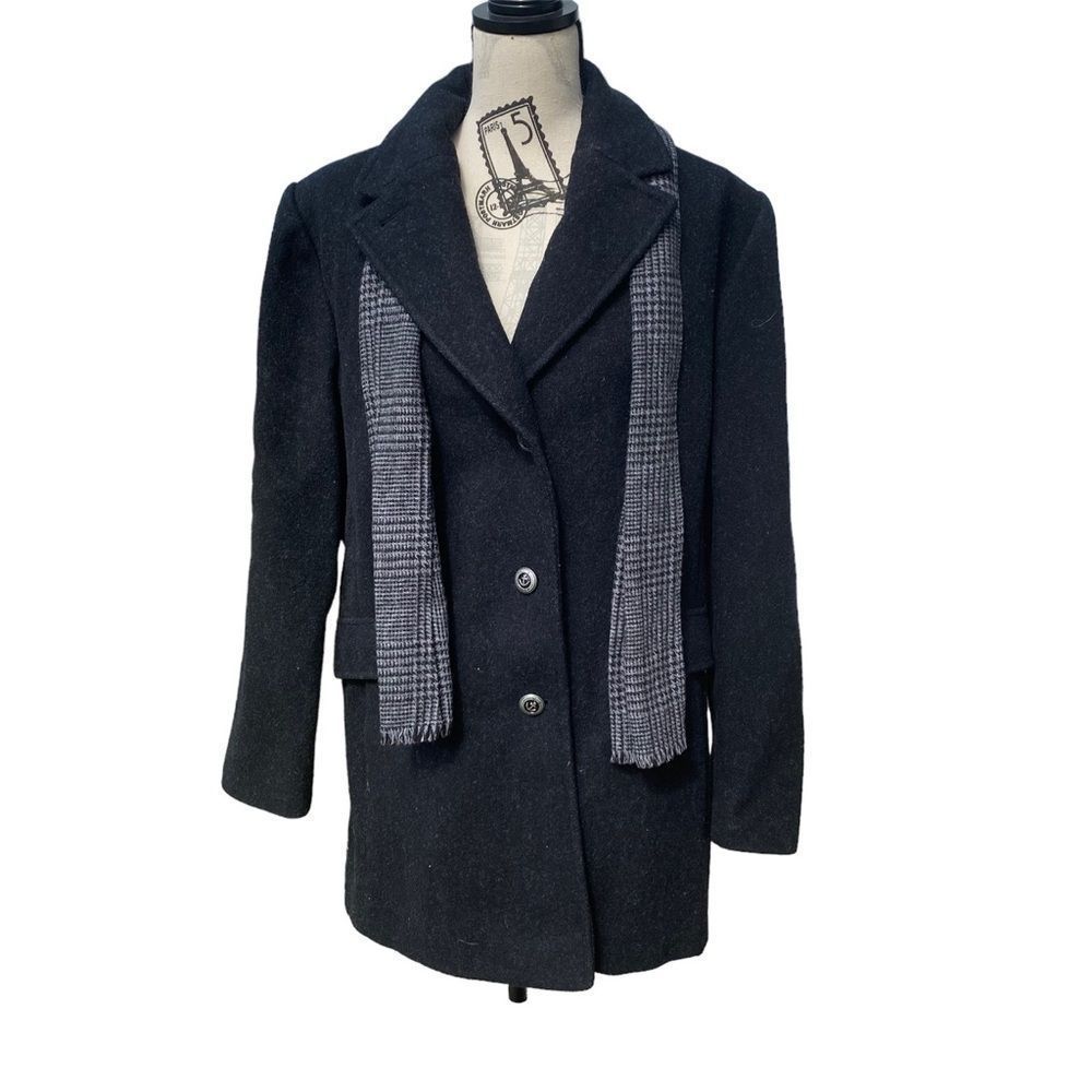 𝅺J.G. Hook Vintage Union Made Wool Jack Coat With Scarf - Made In USA